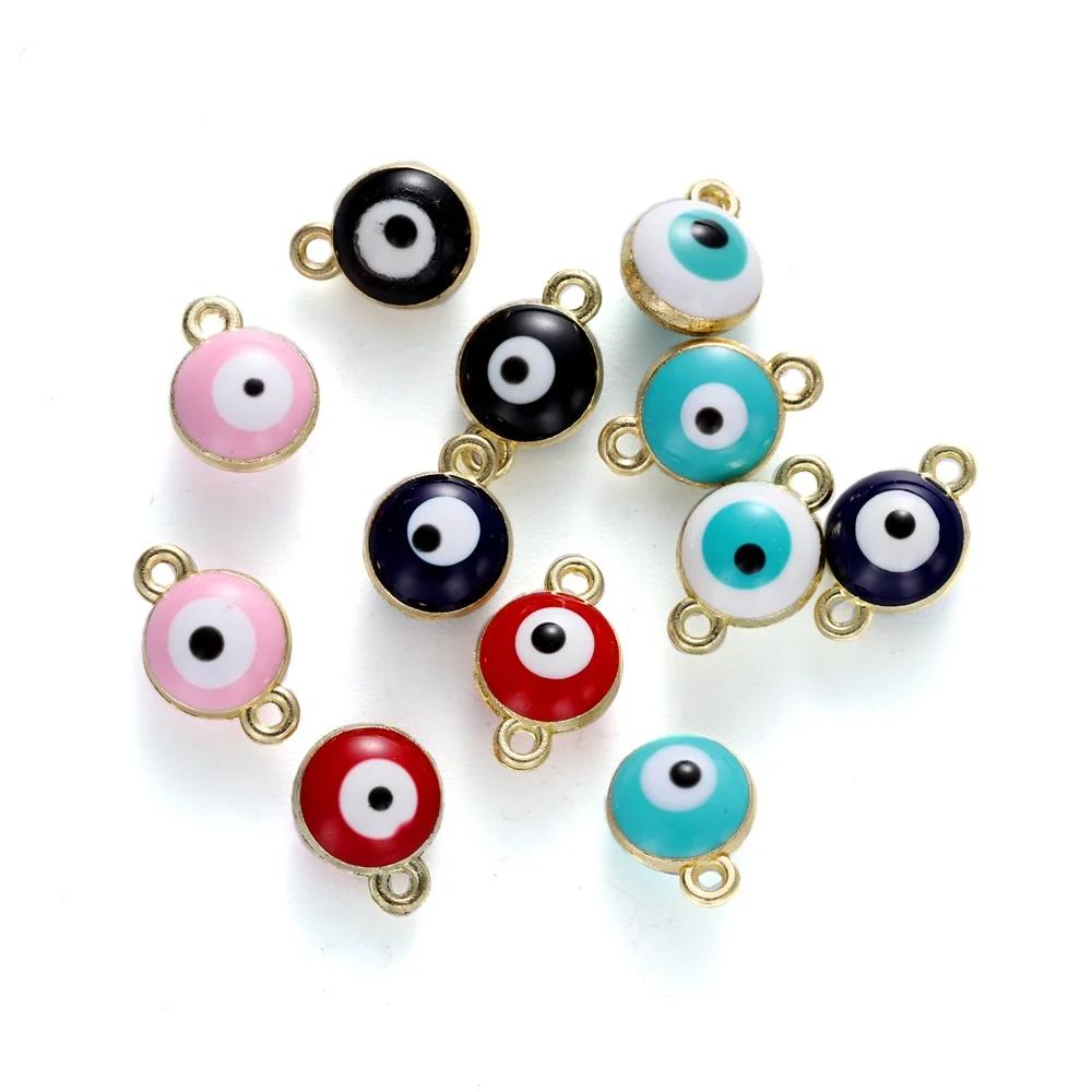 

20/50Pcs/Lot Mixed Alloy Eye Shape Charms Loose Pendant For Women Jewelry Making Pendents Necklace Bracelet DIY Accessories
