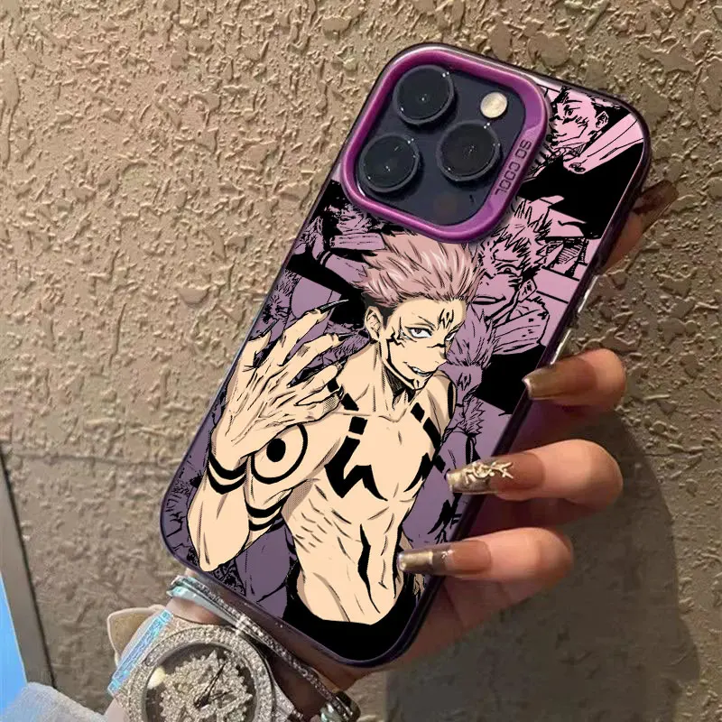 Jujutsu Kaisen Sukuna Gojo Satoru Anime Protective Phone Case - Anti-Fall Cover