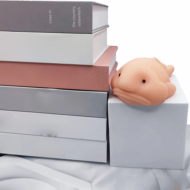 Cute Blobfish Toys Fragrant Droplet Fish Blob Fish Mochi Decompression Toys Accoutrements Blobfish Novelty Squishy Toy