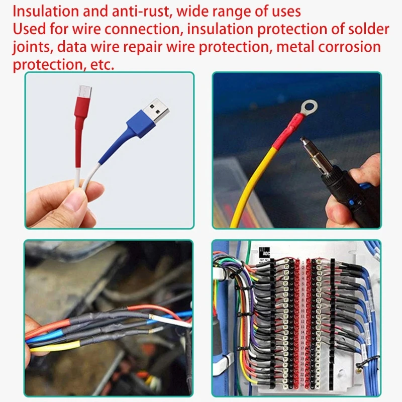 Heat Shrink Tubing Wire Wrap Set Electrical Electronic Connection Protection 