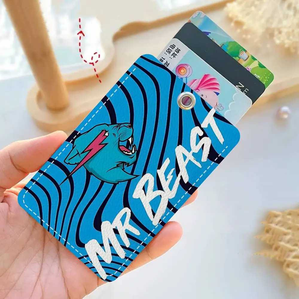 Beliebte Tuber M-Mrbeast Cartoon Karte Schlüsselanhänger Anime Mode Anhänger Tasche ID Tür Karte Fall Bus Karte Nette Erwachsene Geburtstag geschenk – Detail 7