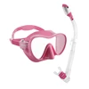 Cressi F1 Snorkeling Set Diving Mask Dry Snorkel Framless Shiny Silicone Scuba for Adults 5