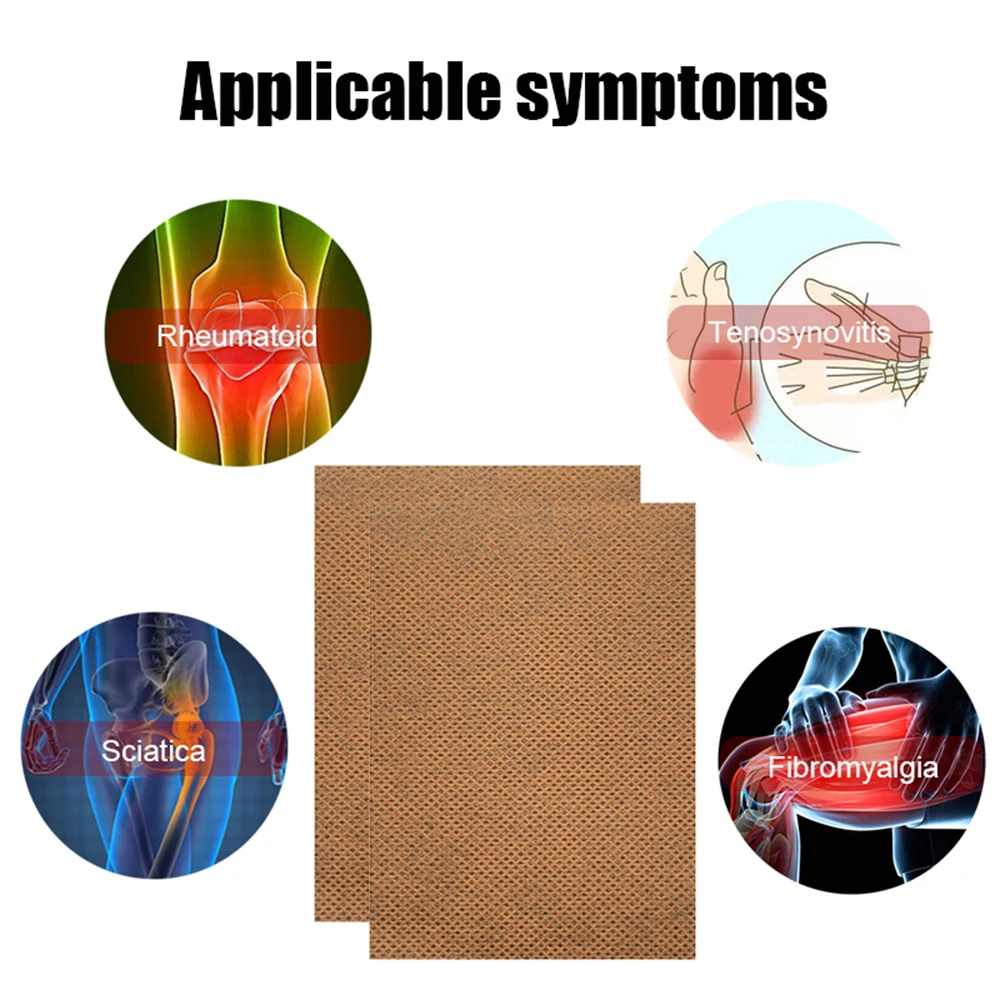 Pepper Pain Plaster Joint Powder Body Massage Plaster Muscle Fatigue Neck Waist Back Ache Shoulder Joint Patches 8/16/24/32Pcs