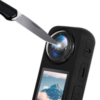 Lens Guards for Insta360 X4 Rotating Lens Protector Cap + Screen Protector Film Protective Guard Anti-Scratch Accessories 2