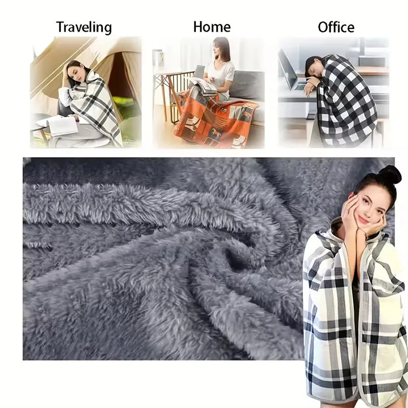 Wearable Shawl Blanket Image 5