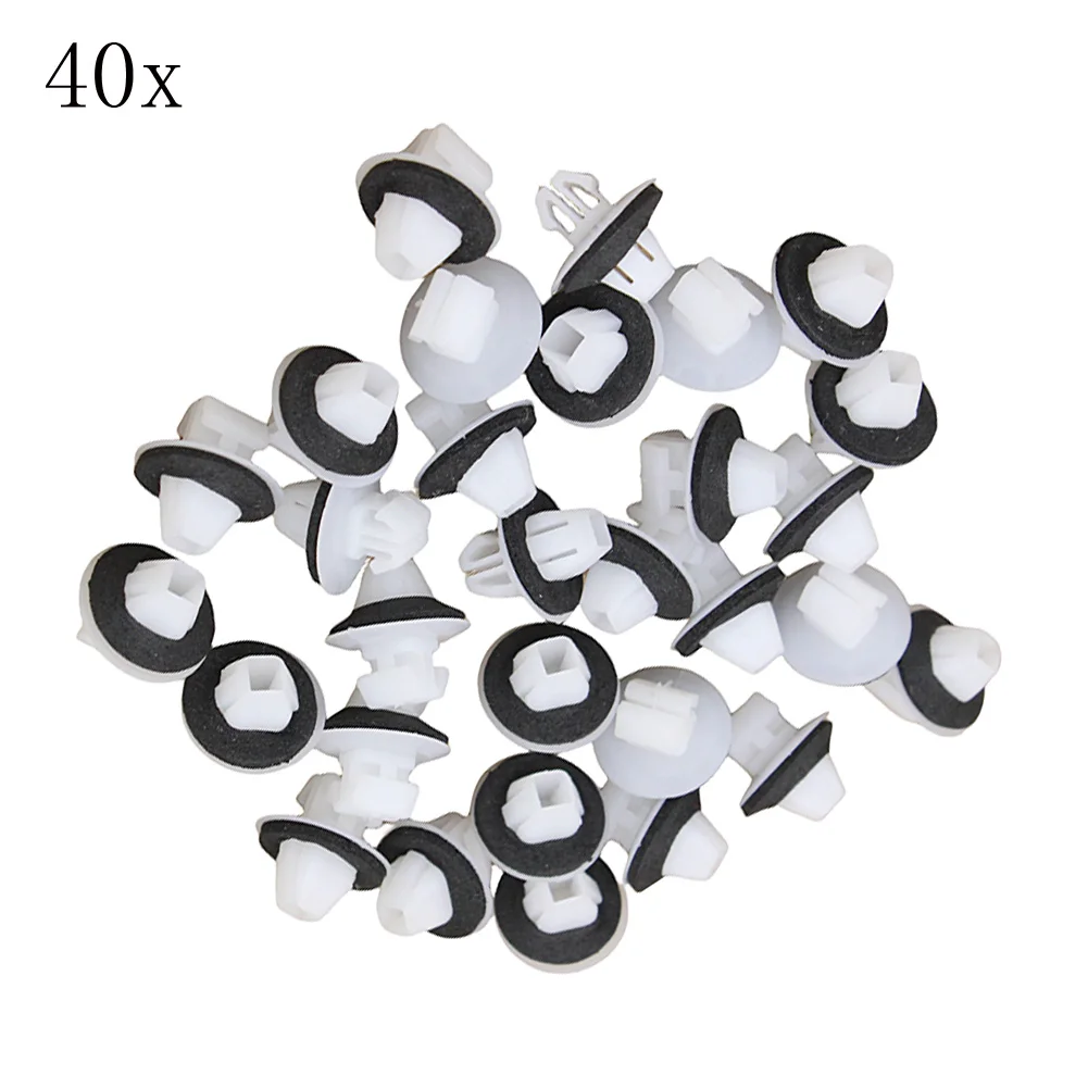 

90467-11063 Newest 40x Rocker Panel Moulding Retainer Clips For Toyota For RAV-4 For Previa Replacement Car Accessories
