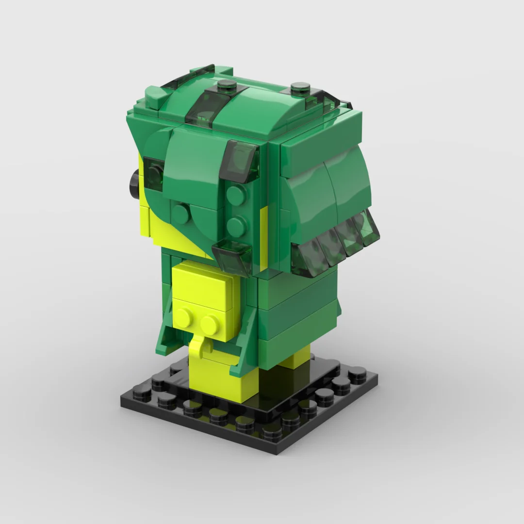 MOC Insides DIY Out Brickheadz Building Blocks Disgust Figures Bricks Educational Toys for Children 3