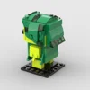 MOC Insides DIY Out Brickheadz Building Blocks Disgust Figures Bricks Educational Toys for Children 3