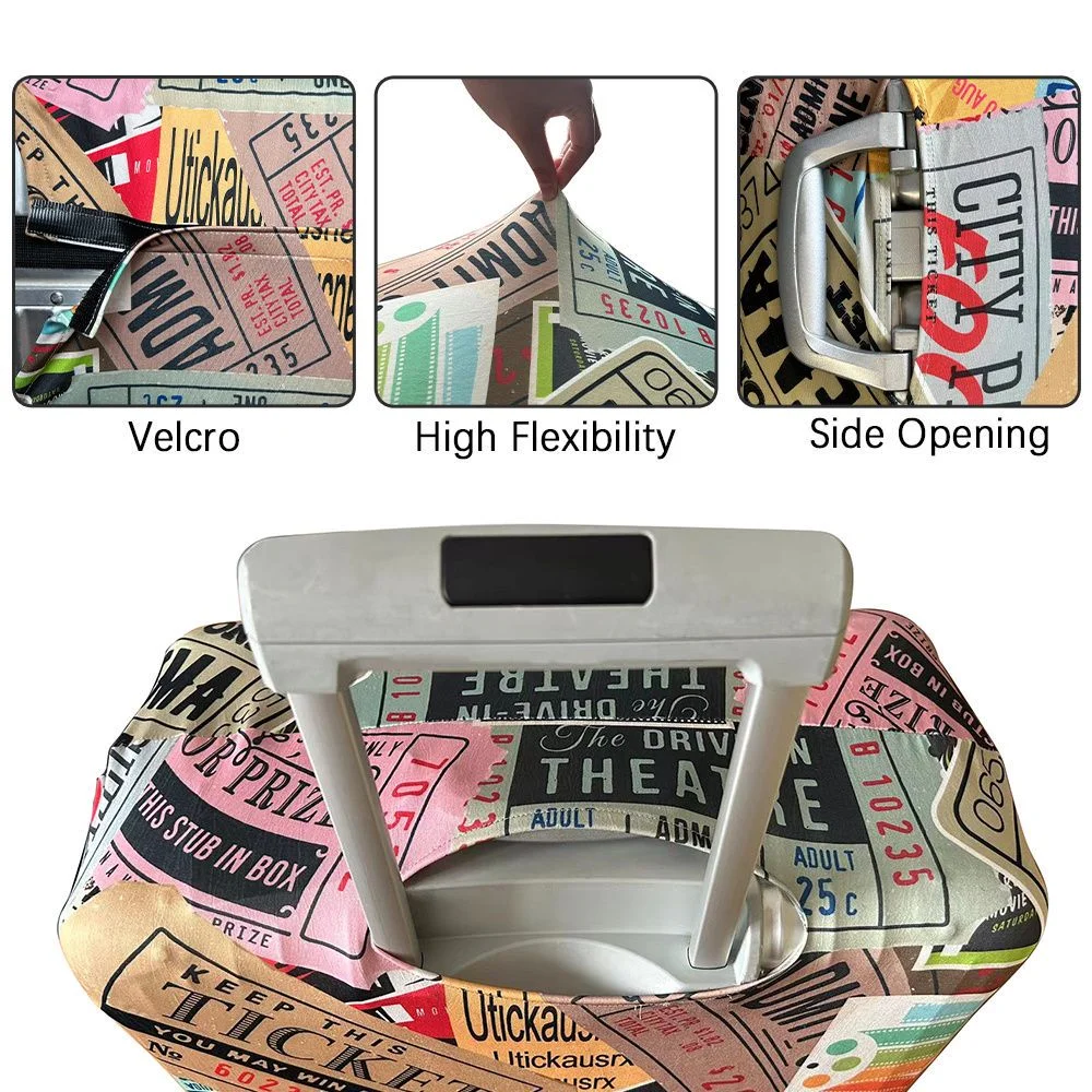Luggage Cover Suitcase cover Stretch Luggage Protector Baggage Dust Case Covers Suitable18-32Inch Suitcase Case Travel Organizer 5