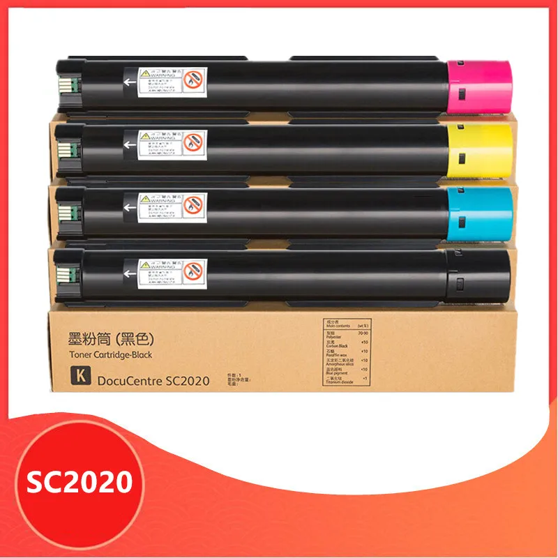 

4PCS/Set BK168g CMY60g Compatible Toner Cartridge For Xerox DocuCentre SC2020 SC-2020NW SC2020CPS SC2020DA Copier Spare Parts