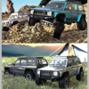 for Yikong YK4107 1/10 Simulation Tule Remote Control Car 4WD Dual Speed Climbing Vehicle Off Road Vehicle RC Model Toy Gift 1
