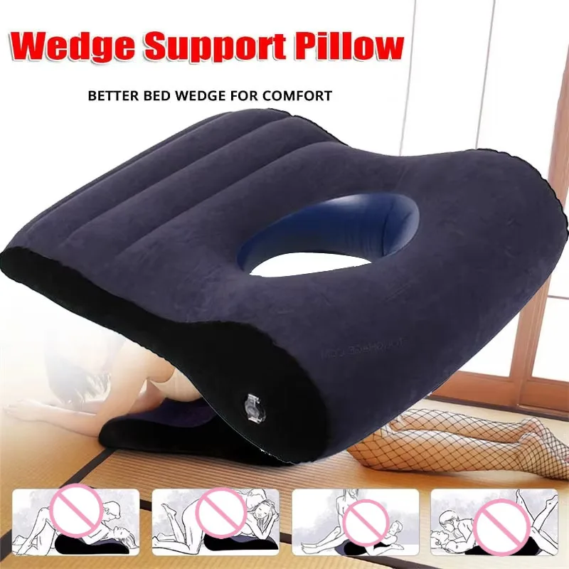 Inflatable Sex Sofa Bed Multipurpose Pillow Chair Back Pad Furniture Couples Adults Games Cushion Assist Posture Supplies