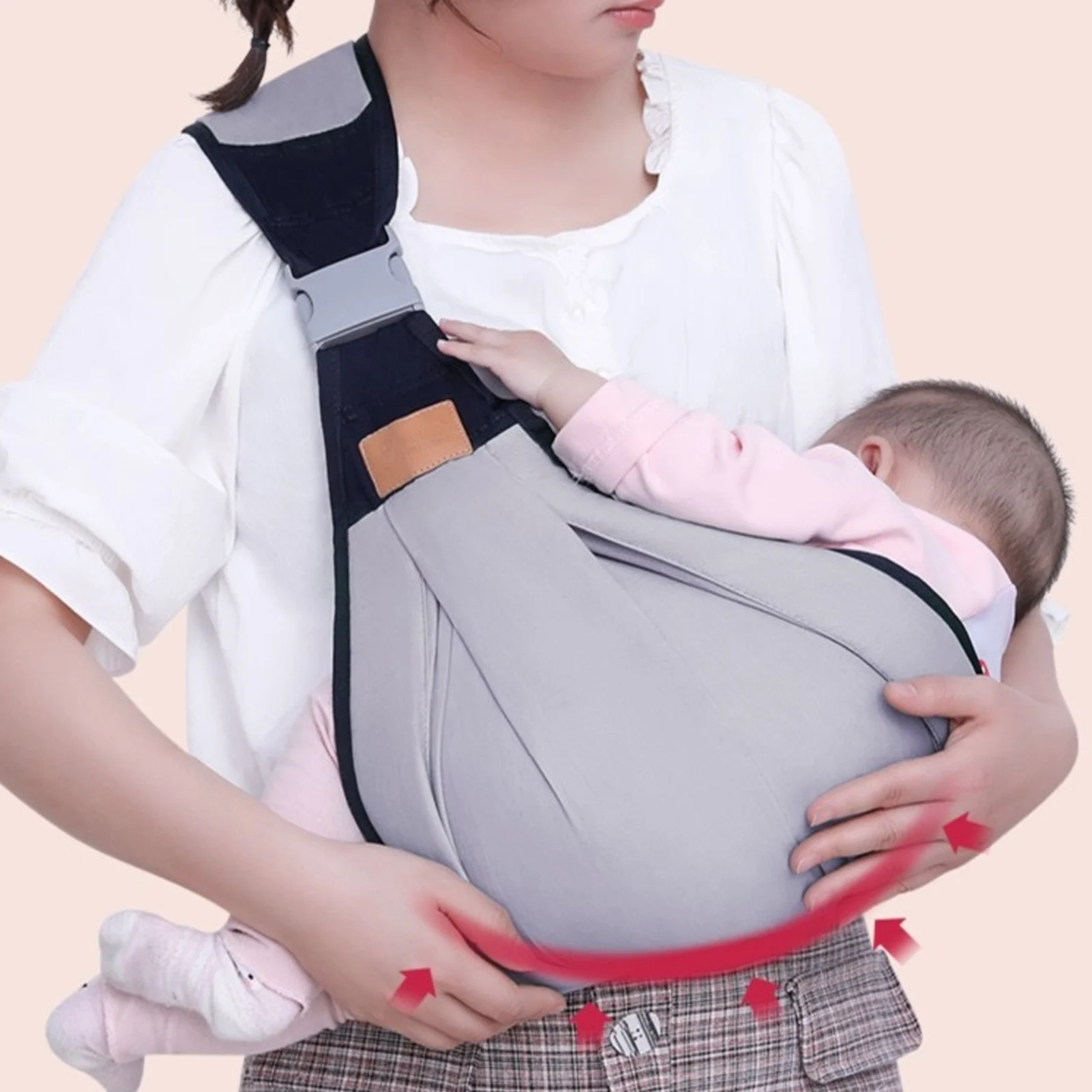 PATPAT Baby Carrier Bags for 0 to 3 year Baby Carrying Belt Ring Sling Baby  Wrap Carrier Soft Lightweight Cotton Slings Suitable for Newborn Babies and  Children up to 35 lbs Baby