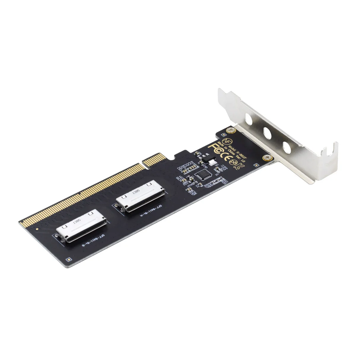 

CY PCIe 16X до Dual Oculink SFF-8612 8X VROC адаптер для материнской платы SSD видеокарты