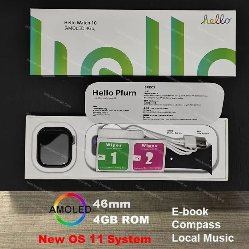 ��� ��ġ 10 ����Ʈ��ġ 2025 46mm AMOLED 4G ROM GPS ����ũ NFC ��ħ�� �ð� �������� ��ȭ ����Ʈ ��ġ �ø��� 10 ����