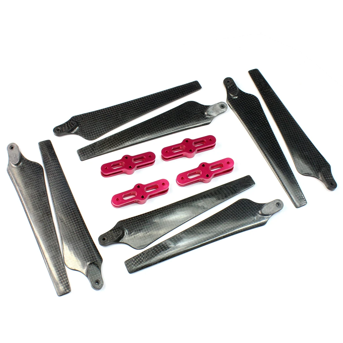 Drone Propeller 2 Pairs 1555 Carbon Fiber Folding Propeller Prop Clip Set For DIY Multicopter RC Drone Spare Parts Accessories