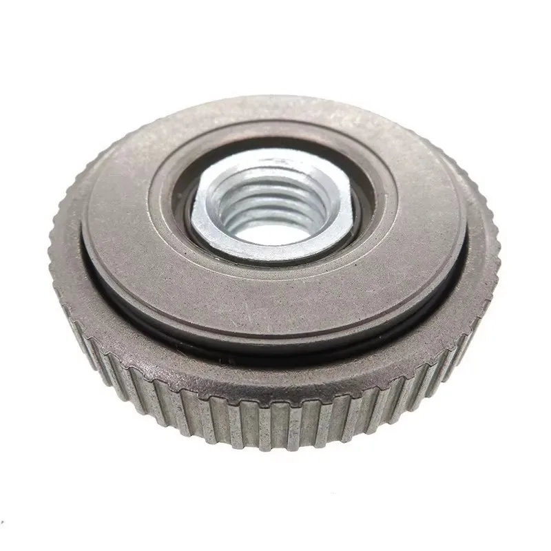 M14 Thread angle grinder self-locking pressing plate Black Quick release Flange Nut Clamping Power Chuck Tools Parts 1PC