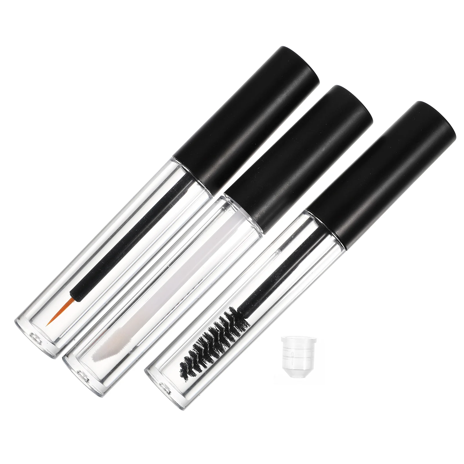

6PCS Eyelash Brush Bottle Portable DIY Mascara Container Eyelash Bottle
