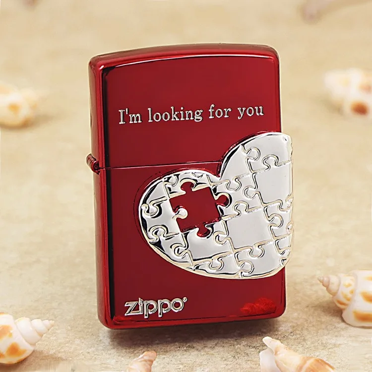 

Оригинальная масляная Зажигалка Zippo Love, медная ветрозащитная керосиновая зажигалка, подарок с кодом против подделки