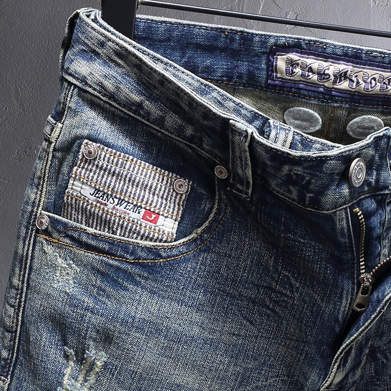 Рисунок 5 - Джинсы мужские Стрейчевые в стиле ретро