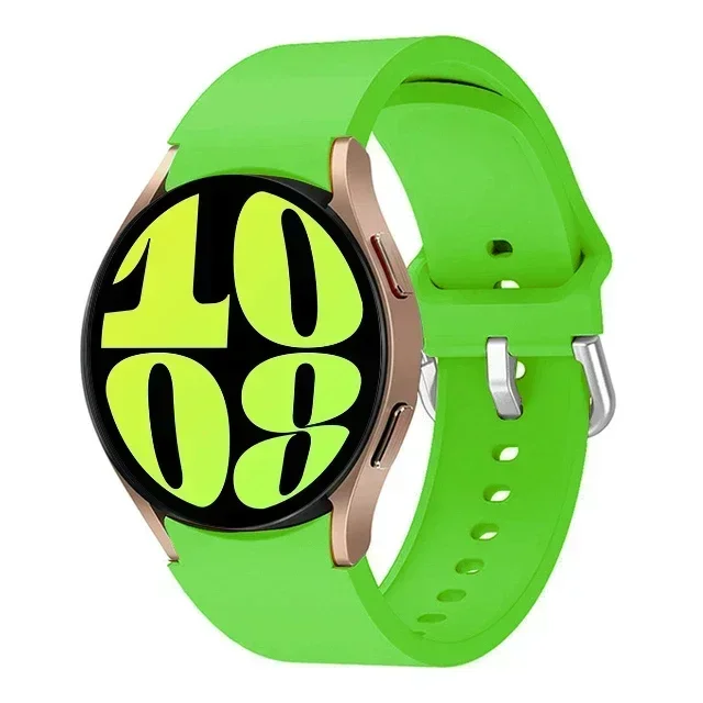 Sleek 20mm Silicone Watch Strap - Premium Wristband