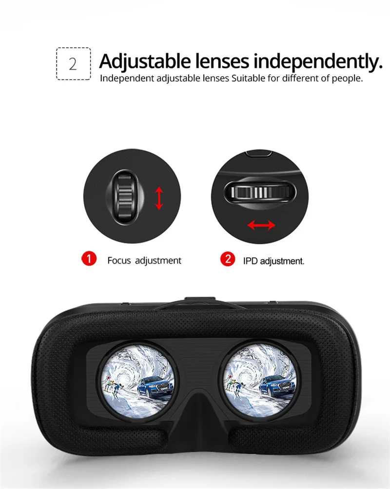 Shinecon 3D Virtual Reality VR Glasses Goggles Devices Helmet Headset Viar Lenses For Smartphones Phone Smart Children Realidade