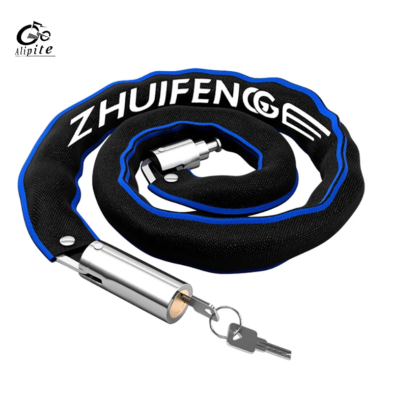 

Waterproof Bike Lock Anti-Theft Bicycle Chain Lock for Electric Bicycle Scooter Security Locks with 2 keys Bicycle Accessories