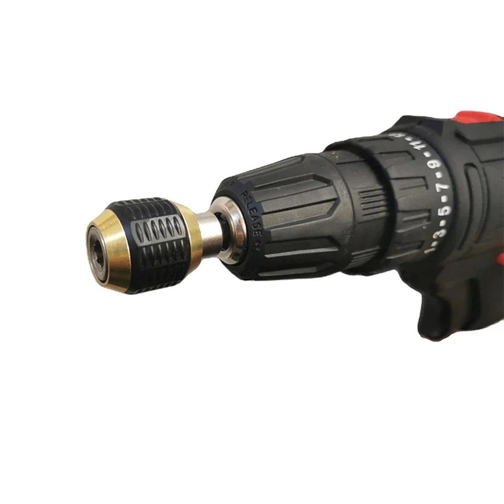 50mm 1/4 In Hex Handle Quick Coupling Drill Bit Depth Magnetic Screwdriver Bit Quick Change Adapter Converter
