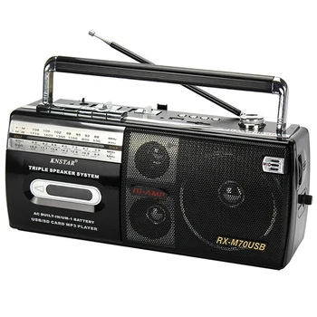 휴대용 빈티지 레트로 USB AM FM SW 멀티밴드 라디오, 스테레오 무선 블루투스 붐박스, Mp3 오디오 카세트 테이프 플레이어 녹음기