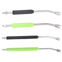 Car Wash Gun Extension Rod Stainless Steel High Pressure Water Gun Extension Rod Curved 1/4 Quick Connector Car Wash Accessories 2