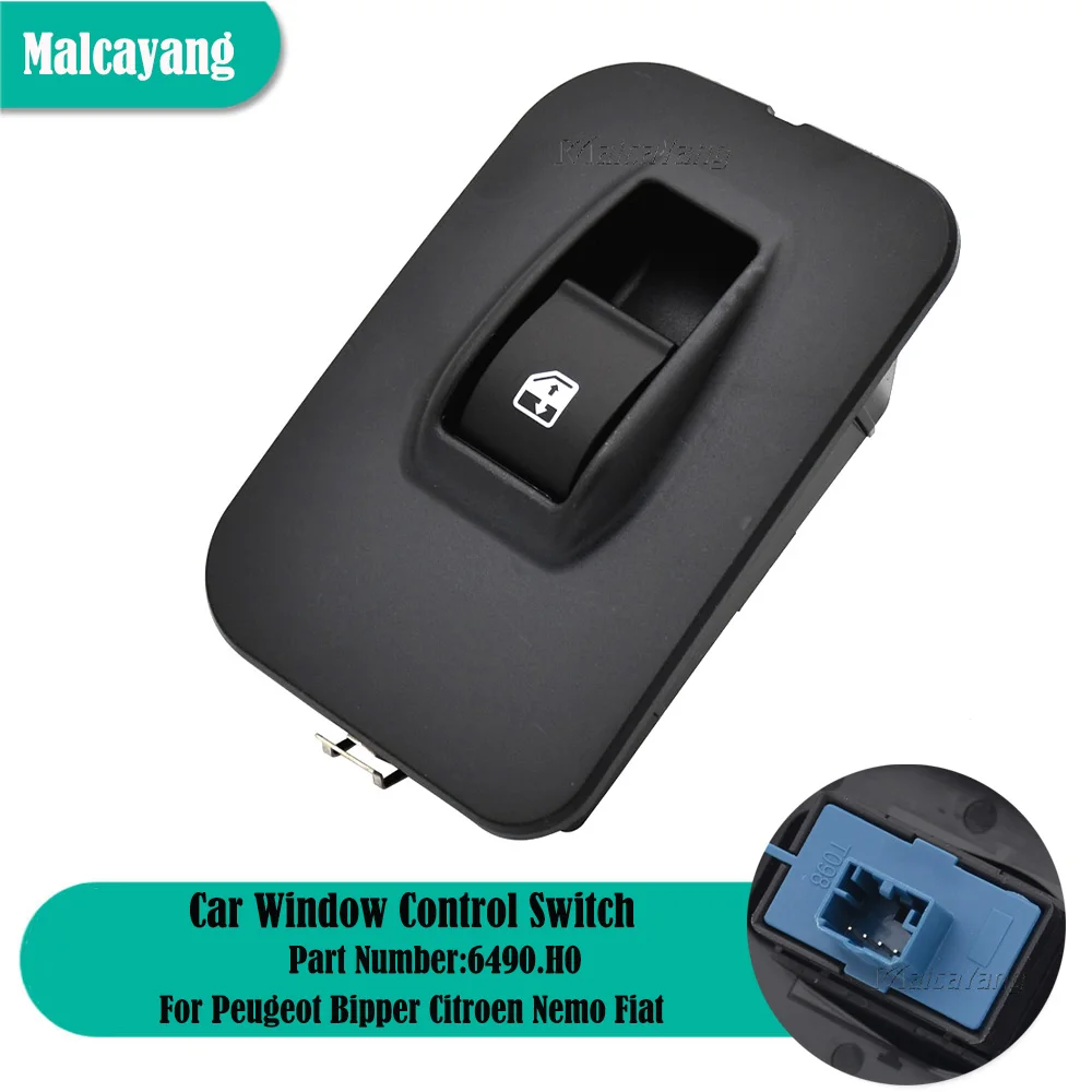 Per Peugeot Bipper Citroen Nemo Fiat 735461282 735442324 6490.H0 6490 H0 Pulsante Interruttore Di Controllo Alzacristalli Elettrici Accessori Auto
