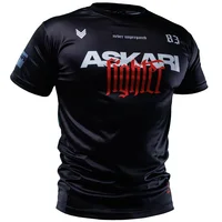 T-shirt de combat ASKARI, un vêtement respirant, durable et à séchage rapide, adapté aux hommes et aux femmes pour le fitness et la boxe 2
