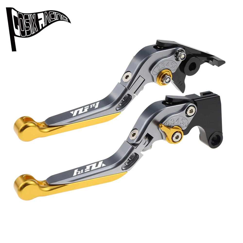 Fit For YZF R1 2002-2003 YZFR1 YZF-R1 Motorcycle CNC Accessories Folding Extendable Brake Clutch Levers Adjustable Handle Set 5