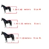 4 Pcs Horse Leg Boots Adjustable Front Hind Leg Tendon Protect Equestrian PU Shell and High-Quality Neoprene 6