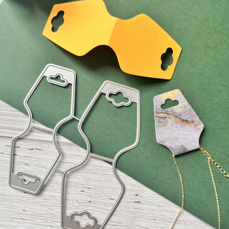 금속 다이 컷 걸이식 태그 엠보싱 스텐실 커팅 다이, 카드 제작 스크랩북 종이 공예, DIY 템플릿 수제