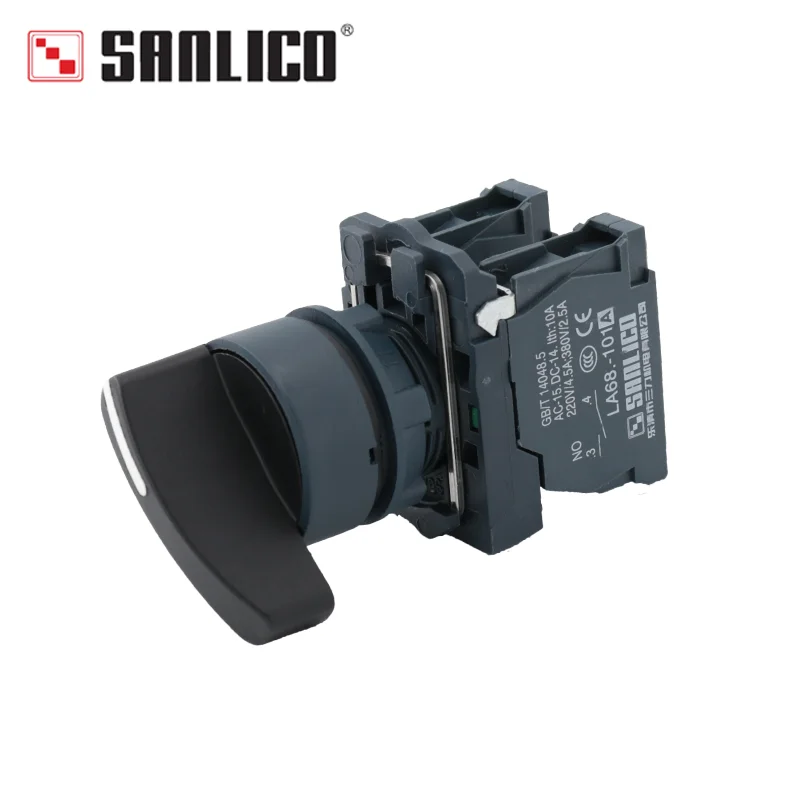 Selettore Impermeabile Interruttore Rotante Interruttore Manopola Manette Due O Tre Posizioni Maniglia Lunga Sb5 La68S Xb5Aj21 Aj33 Aj53 Diametro 22Mm
