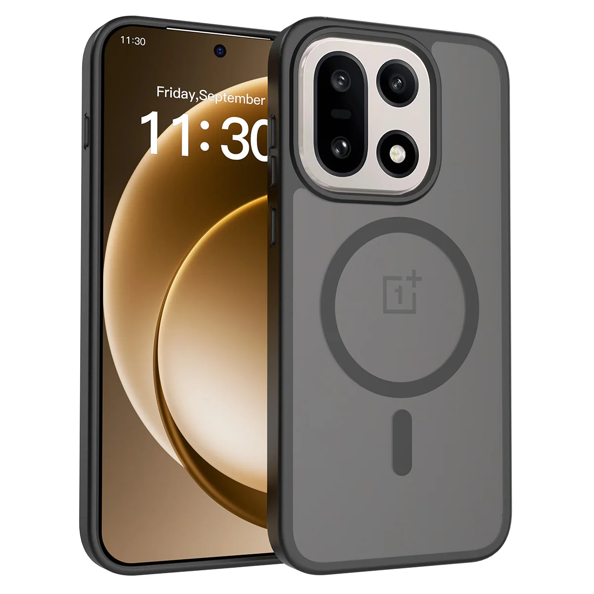Skin Feel Shield Magnetic Case with MagSafe Wireless Charging – Soft TPU Frame and Hard Plastic Phone Cover