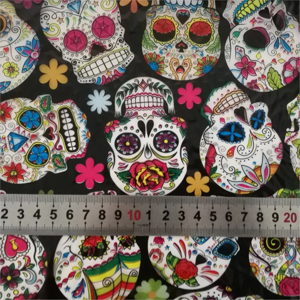 

WDF923 10M Length Skull Water Transfer Printing Film Width 100cm Hydrographic Film