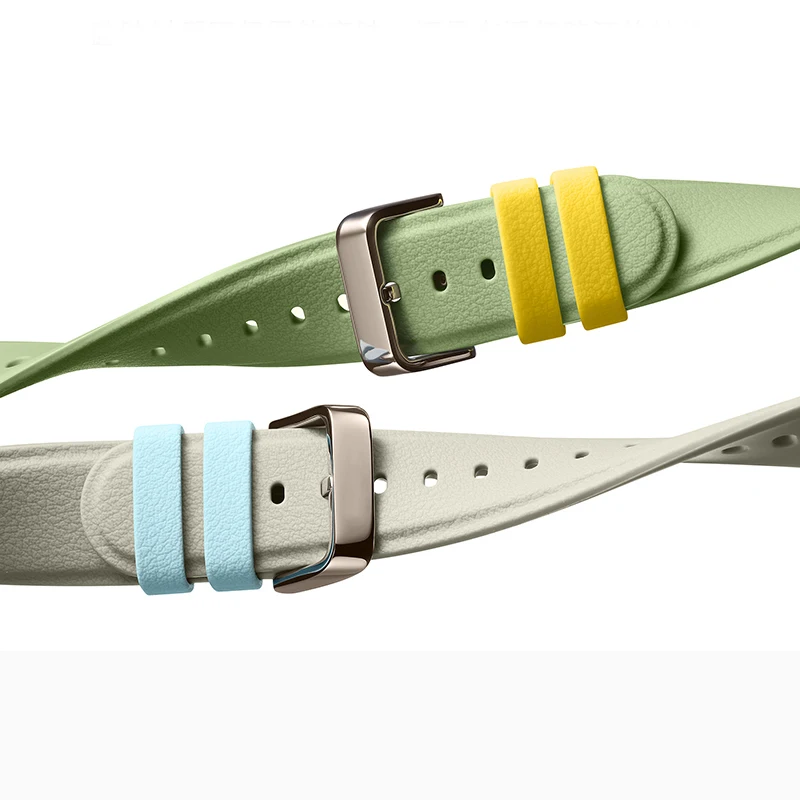 سيليكون حزام ل Mi الفرقة 7 برو الفرقة الجلود الملم...