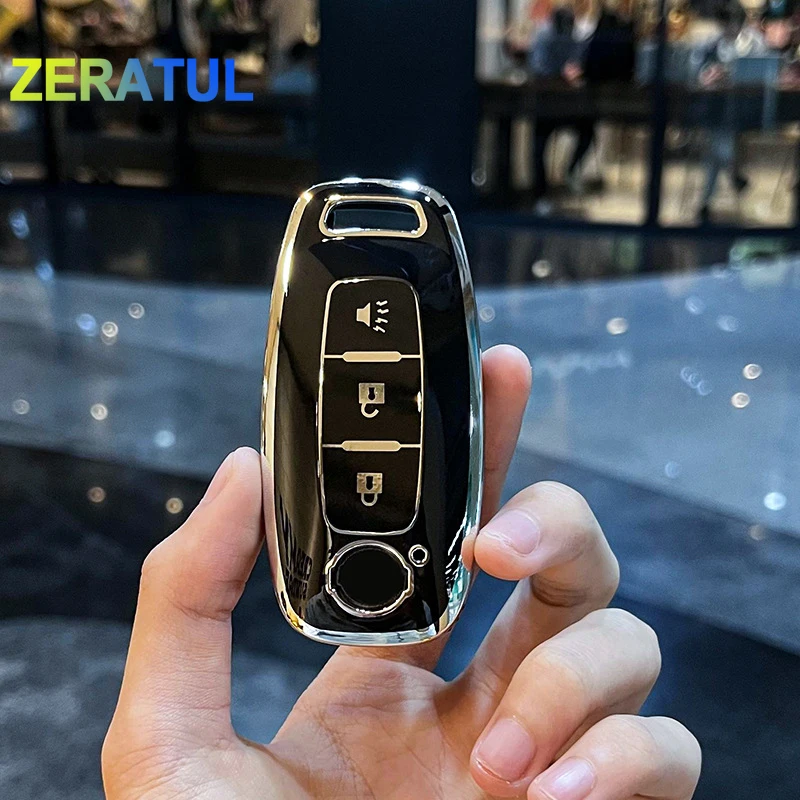 Portachiavi Shell Fob Per Nissan Juke X-Trail T33 Qashqai 2022 J12 Ariya Altima Teana 2022 2023 2023 Tpu Car Key Case Cover Accessori