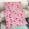 Kid's Blanket Bed Throw Blankets Sanrio Sofa Blankets for Adults Interior for Home Cobija Microfiber Bedding Fluffy Plaid Knee & 1