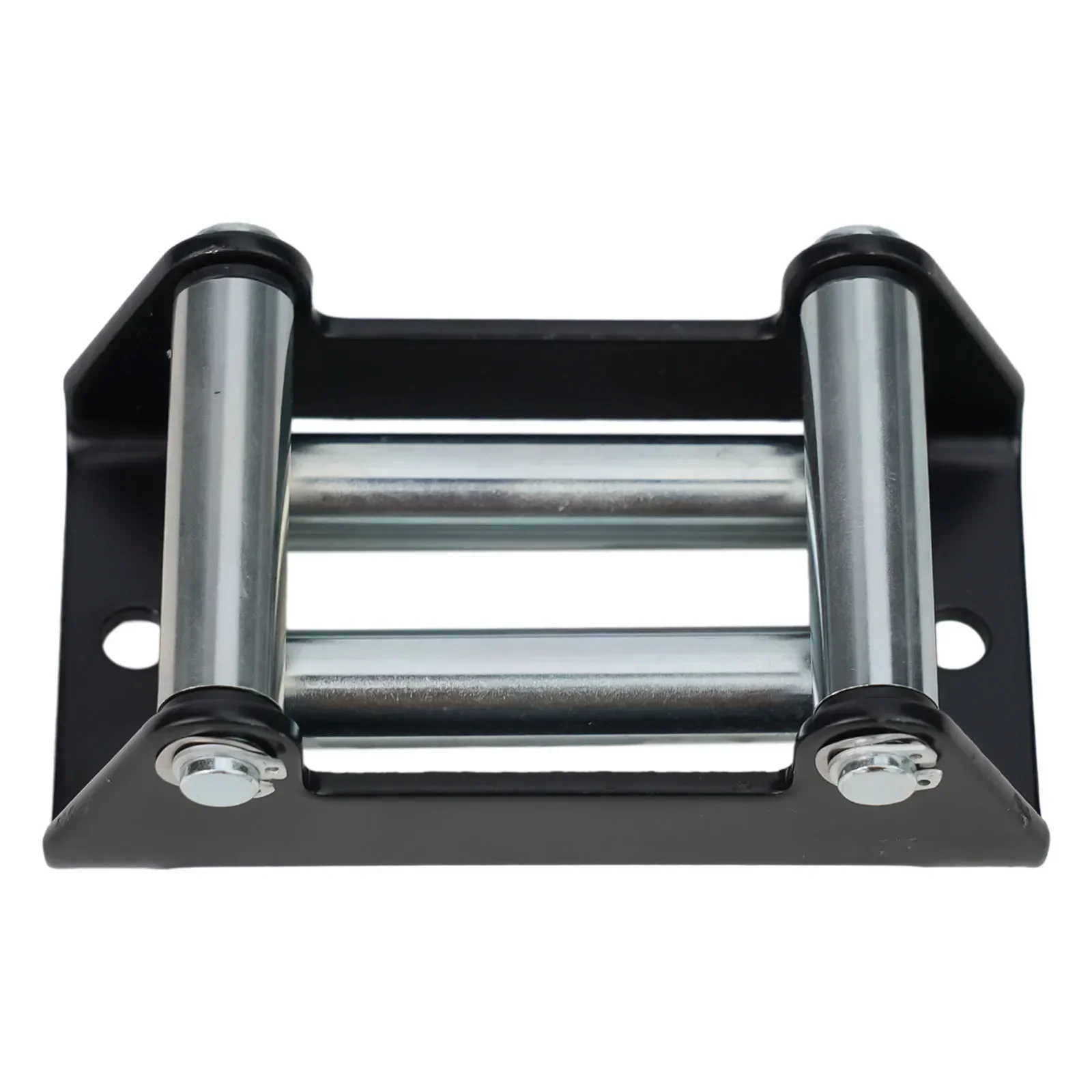 Winch Roller Fairlead ATV UTV 4 Way Cable Lead Guide 2000LB Bolt Pattern OffRoad Wire Rope Stainless Steel Roller Fairlead