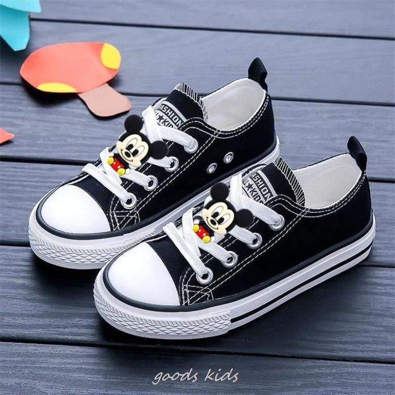 Disney Mickey Minnie children canvas shoes girls sneakers boys casual student shoes