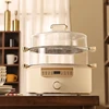 Electric Steamer Steam Pot Stew Pot  Multi-Function Steamer  Pot Appointment Time Electric Steam Box Electric Pressure Cookers 6