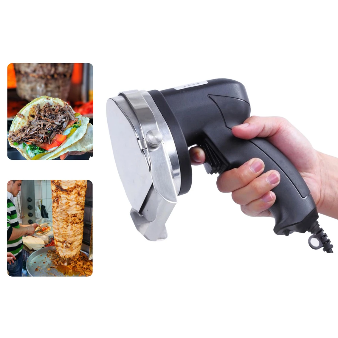 80WElectricKebabSlicer08mmKebabDonerKnifeShawarmaCutter