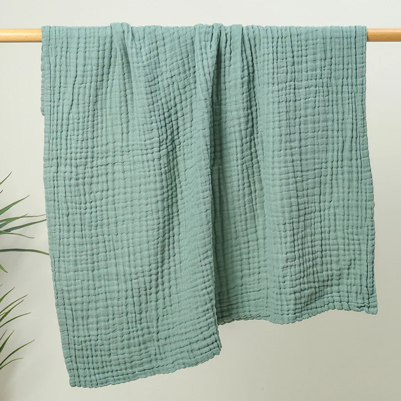6 Layer Cotton Gauze Baby Blanket Newborn Muslin Baby Bath Towel Soft Swaddle Wrap Stroller Blanket Lange Bedding Items 3