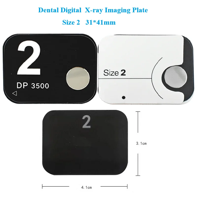 

Digital X-Ray Imaging Scanner PSP Plate With Magnetic General Dental Digital X-ray Image Plates 0# 1# 2# 3# Dental PSP Plates