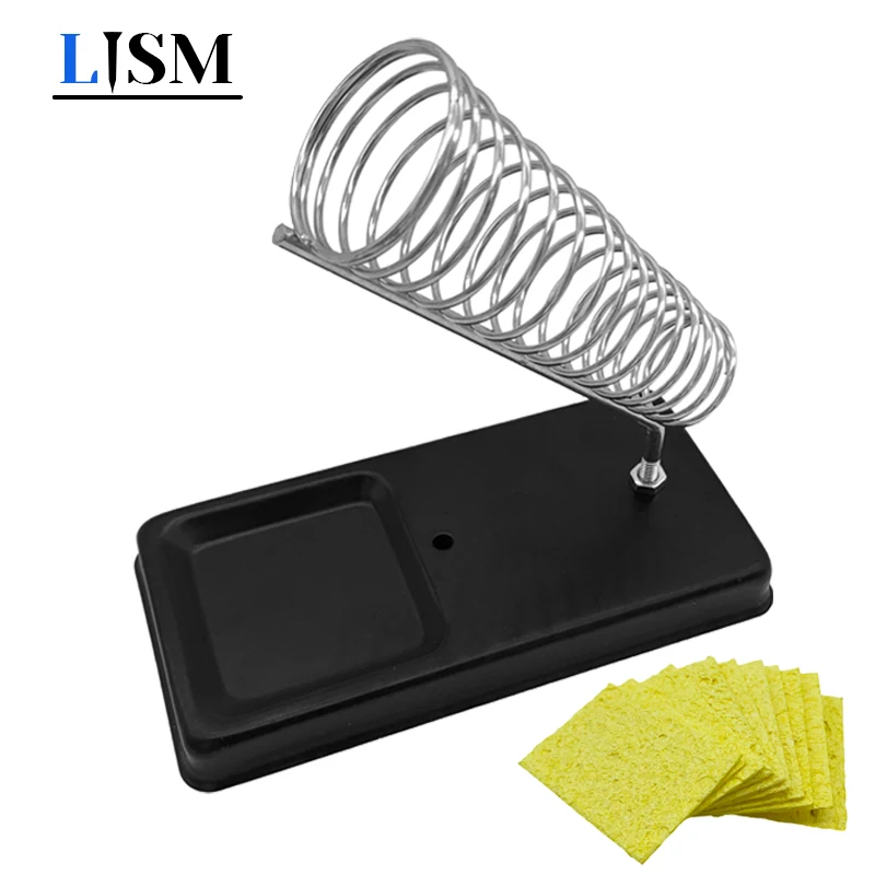Soldering Iron Stand Soldering Holder For Station Iron Tip With Welding Cleaning Sponge Electric Accessories soldering iron stand