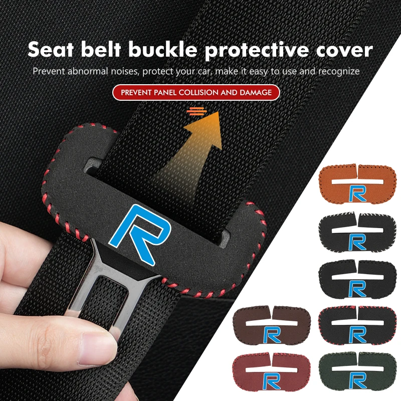Motori Fibbia Della Cintura Di Sicurezza Clip Protector Cover Accessori Auto Per Volvo V40 V50 V60 V70 V90 Xc40 Xc60 Xc70 Xc90 S60 S80 S90