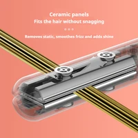 Mini lisseur portable 2 en 1, lisse et boucle, 25W faible puissance, revêtement céramique, chauffe rapide en 30s, anti-brûlure, idéal pour les voyages 4